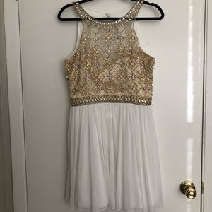 Beaded Halter Dress